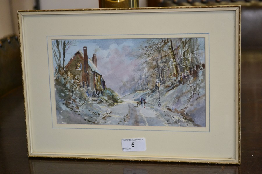 Michael Crawley Winter, Littleover Hollow, Derby signed,