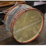 A 19th century military drum