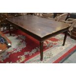 A large 20th century oak table