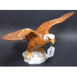 A Beswick matt Bald Eagle, 1018,