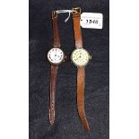 Two World War One Trench wristlet watches