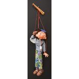 Display Boy - Pelham Puppets Display Range, blue felt cap on a hollow moulded head,