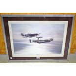 Robert Taylor, by and after, Memorial Flight, signed by the artist and Peter Townsend,