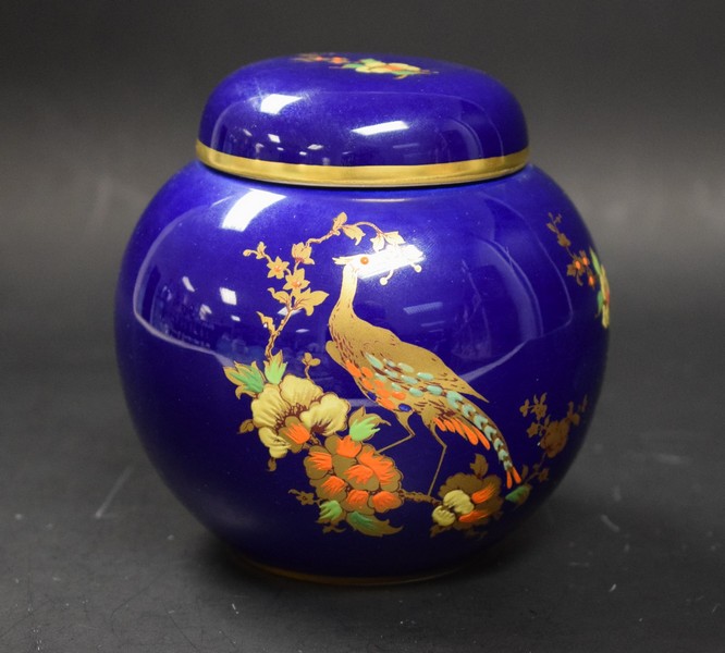A Carlton Ware ovoid ginger jar and cover,