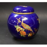 A Carlton Ware ovoid ginger jar and cover,