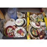 Ceramics and Glass - Six Royal Albert Old Country Roses bread and butter plates;
