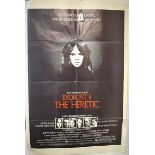 Cinema poster - Exorcist II: The Heretic US one sheet starring Linda Blair, Richard Burton,