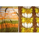 Textiles - Retro fabrics - Lago by Saini Salonen for Boras cotton Sweden;