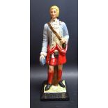 Advertising - a ceramic Drambuie Bonnie Prince Charlie figure