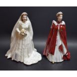 A Royal Worcester figure, HM the Queen, In Celebration of The Queen's 80th Birthday 2006,