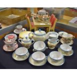 A child`s part ceramic tea service for six; other part services;