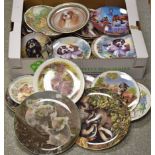 Collectors Plates - Royal Doulton, Danbury Mint and others; Spaniels, Dogs, Cats,