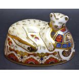 A Royal Crown Derby paperweight Lion cub, second in a series specially commissioned by Sinclairs,