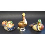 A Royal Crown Derby paperweight Mandarin Duck,