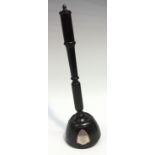 A late Victorian ebony presentation mallet,