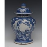 A Chinese ginger jar and cover,