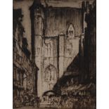 Sir Frank Brangwyn (1867-1956), by and after, etching, signed, numbered by the artist,