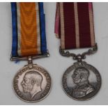 Medals, WW1, Immediate Meritorious Service Medal/BWM - Yorkshire Territorial Force MSM (Immed.