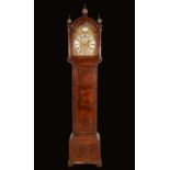 A fine George I walnut longcase clock, 30cm arched brass dial inscribed John Wady, London,