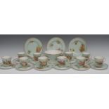 A Royal Worcester tea service, for ten,