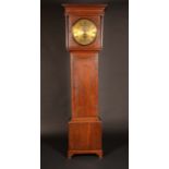 A George III oak longcase clock, 13.