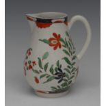 A Worcester Kempthorne style pattern sparrow beak jug,