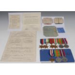 Medals, WW2, Nottingham Husband and Wife,