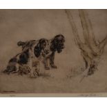 Henry Wilkinson (1921-2011), by and after, Cocker Spaniels by the Tree,