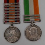 Medals, Boer War, pair,