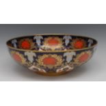 A large Lynton Hamilton Imari bowl, 34cm diam,