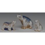 A Royal Crown Derby paperweight, Aurora Polar Bear, specially commissioned by Connaught House,