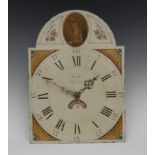 Whitehurst Interest - a George III longcase clock movement, 33.