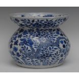 A Chinese bowed circular spittoon,