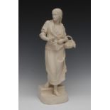 A Copeland Parian figure, modelled by Owen Hail, Adversity,