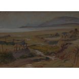 Bea Orpen (Irish School, 20th Century) Beachscape signed, watercolour and gouache,