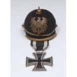 Medal, WW1, German, Iron Cross, 2nd Class/original ribbon, c.