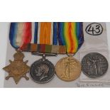 Medals, Boer War and WW1,