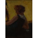 Impressionist School (early 20th century) Study of a Reclining Lady oil,