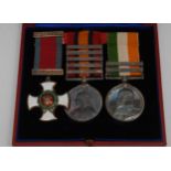 Medals, Victoria DSO/MiD/Boer War, group of three - Lt. Colonel, Royal Fusilers, DSO V.R.