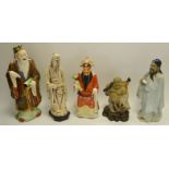 Oriental Ceramics - a figure of an Immortal;