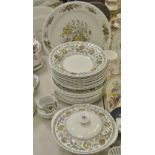 A Ridgeway ironstone Balmoral dinner service, entree dishes,