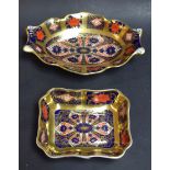 A Royal Crown Derby 1128 pattern shaped square dish;