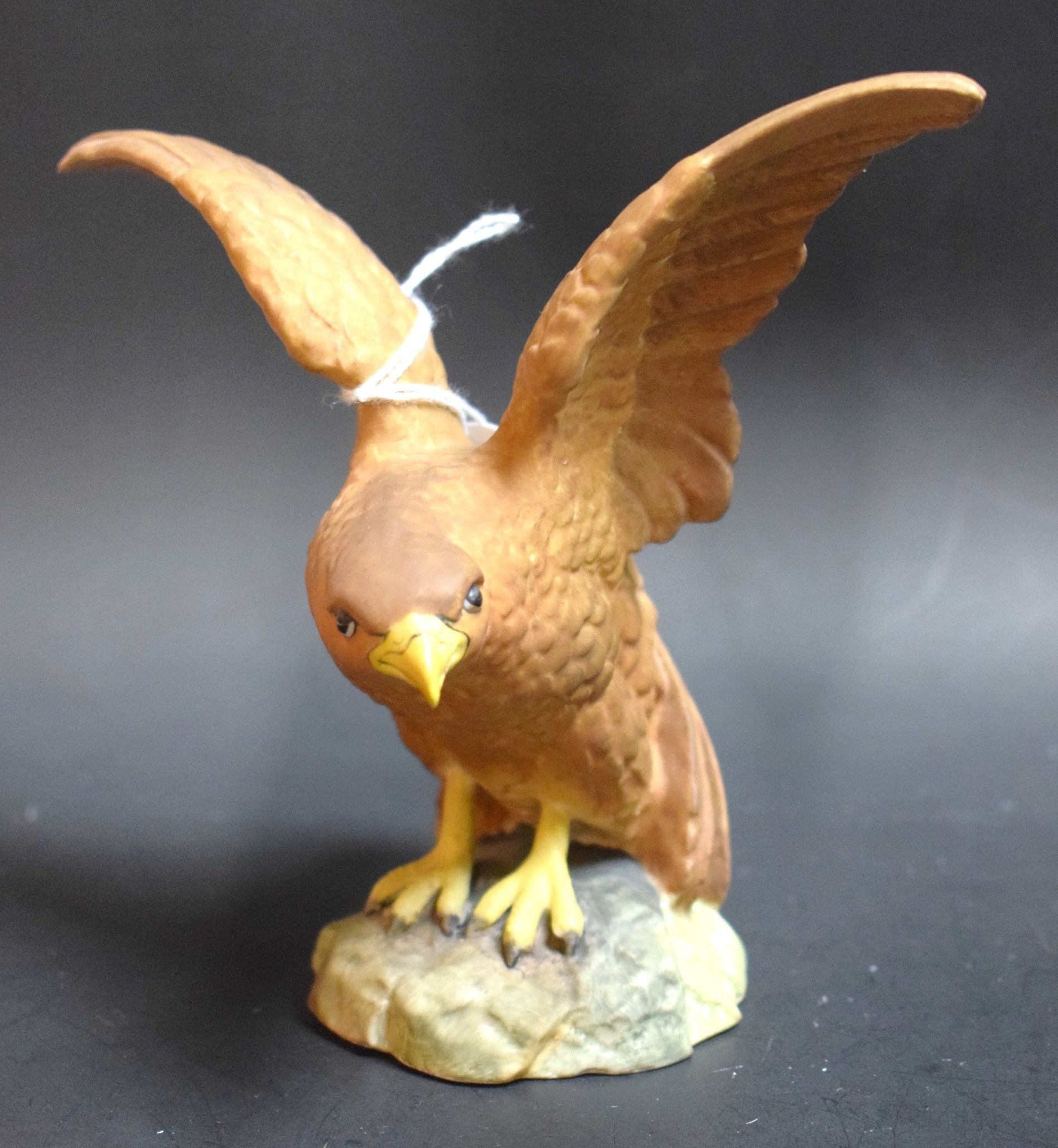 A Royal Crown Derby eagle, naturallistically modelled, 12.5cm high, c.