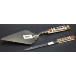 A Royal Crown Derby 1128 pattern paper knife;