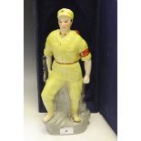 Oriental Ceramics - a model of a WW2 Japanese soldier (boxed)