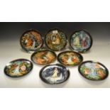 A set of eight Russian Collectors plates, printed with Russian Folk Lore,