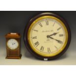 A Knight & Gibbins Edwardian style mantel clock, Roman numerals,