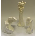 Royal Doulton Silhouette figures - Our First Christmas; Twilight;