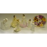 Decorative Ceramics - a Royal Doulton figure; a Royal Doulton figure Christmas Carols;