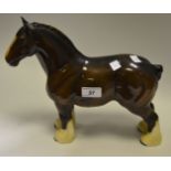 A Beswick bay Shire Horse